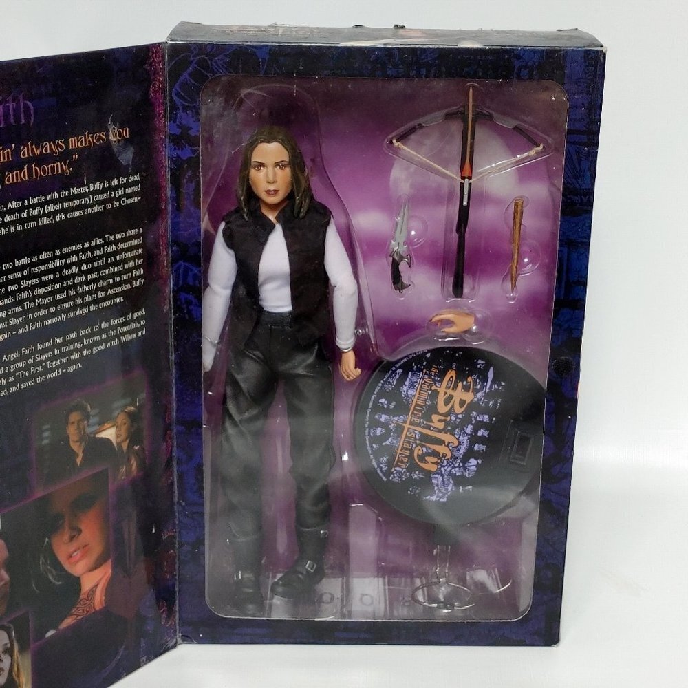 BUFFY the Vampire Slayer Doll Action Figure FAITH Eliza Dashka 12" FIGURE 2004